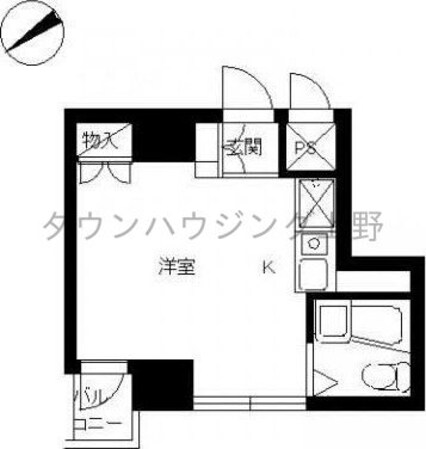 スカイコート後楽園第２の物件間取画像